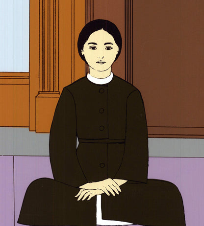 Will Barnet Reflection Signed " Serigraph Realism Brown Woman S