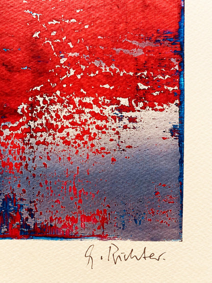 Gerhard Richter Lithograph Coa Signed