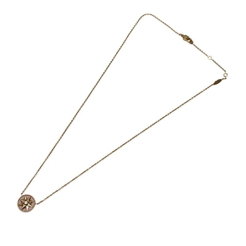 Christian Dior Rose Des Vents Necklace Yg