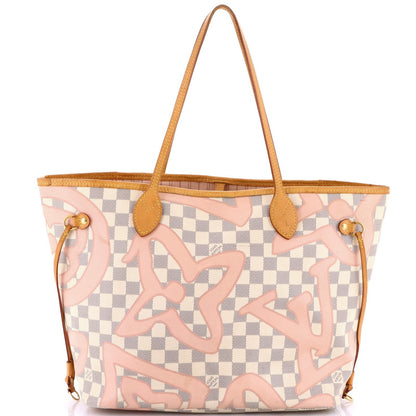 Louis Vuitton Neverfull Nm Tote Limited Edition Damier Tahitienne Mm