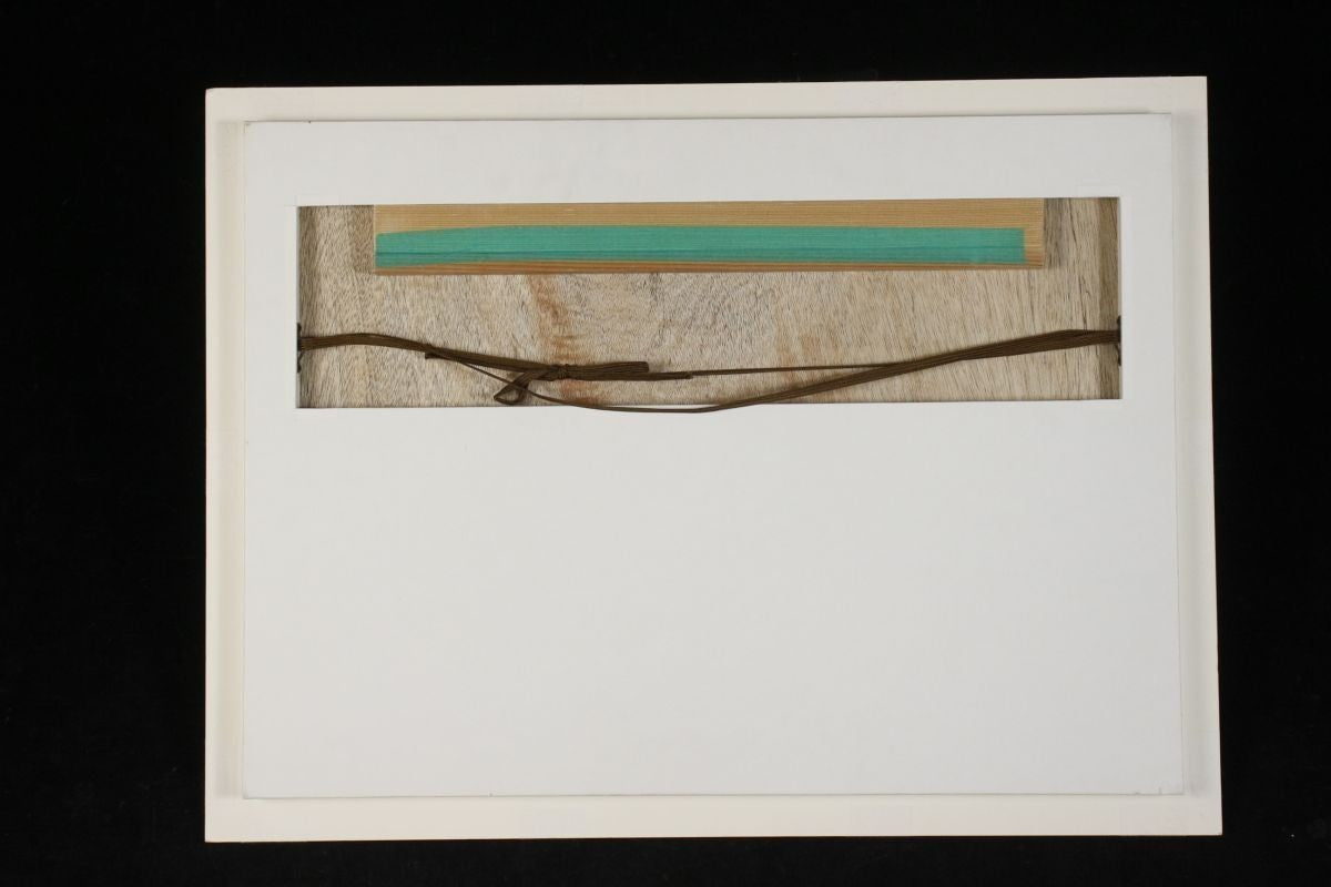 Hiroko Koshino Original Abstract Painting Gold & Black Signed Japanese Artist