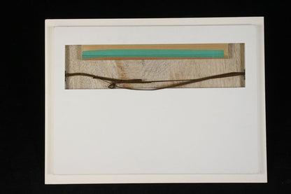 Hiroko Koshino Original Abstract Painting Gold & Black Signed Japanese Artist