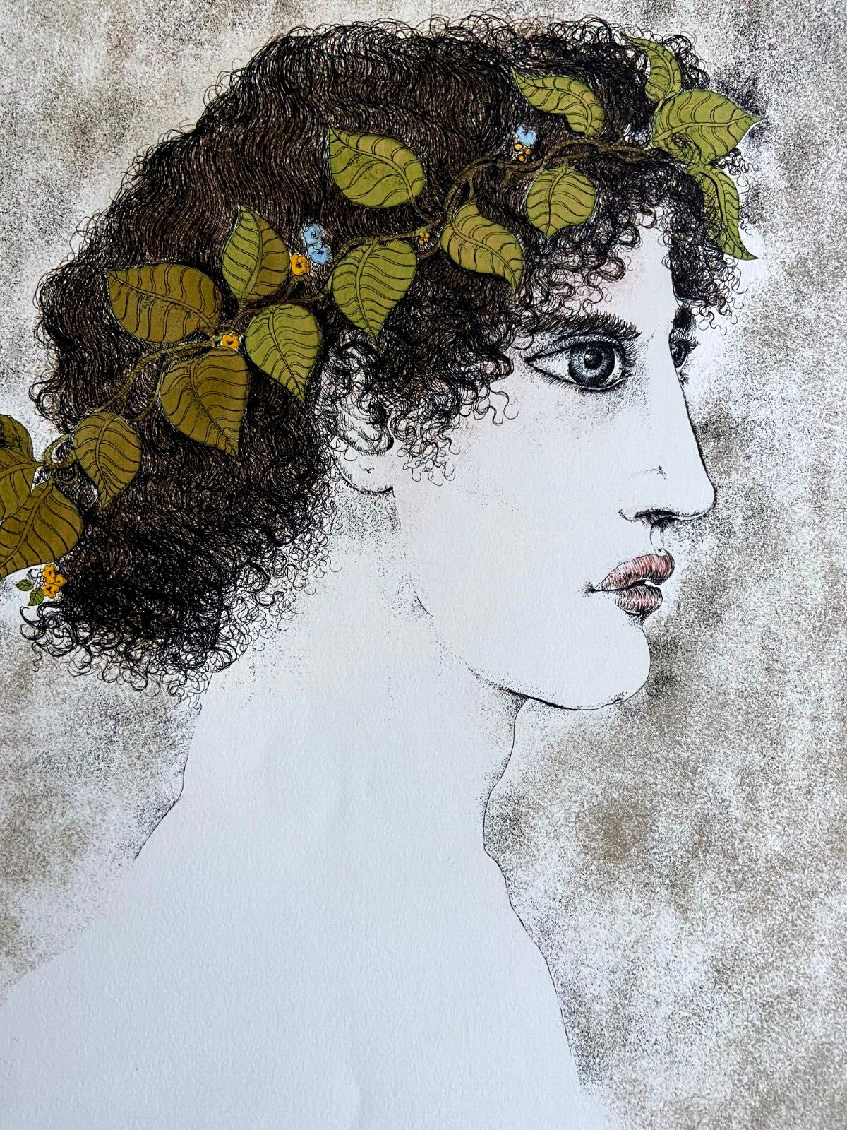 Bruno Caruso "Efebo" Aquatint 60X80