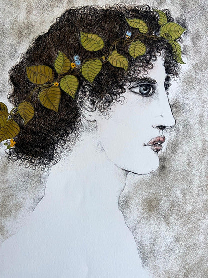 Bruno Caruso "Efebo" Aquatint 60X80