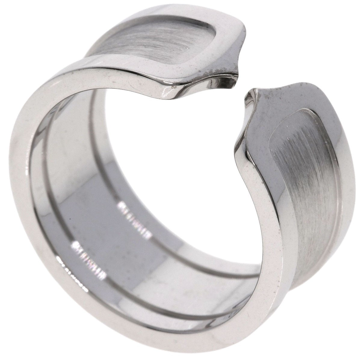 Gold CARTIER C2 ring LM # 58 Ring K18 White