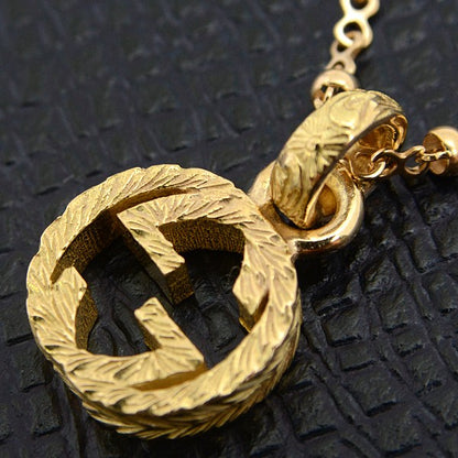 Gucci Interlocking G Arabesque Necklace In Yellow Gold 750Yg