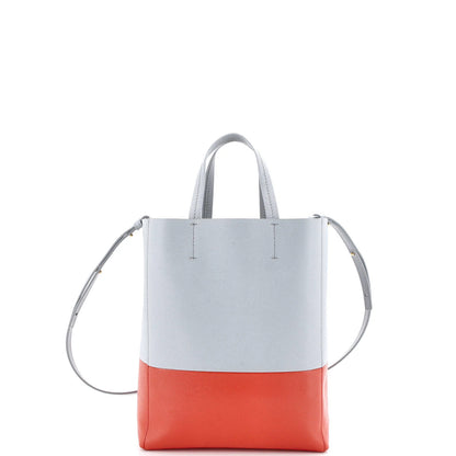 Celine Vertical Bi-Cabas Tote Grained Calfskin Small