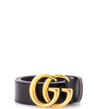 Gucci Gg Marmont Belt Leather Wide