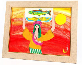 Ernesto R. Tagle 1991 Original Acrylic Painting 