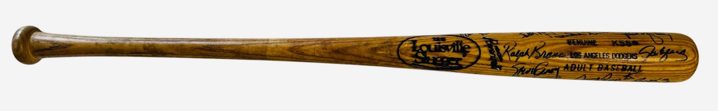 Dodger Greats Autographed Louisville Slugger Bat