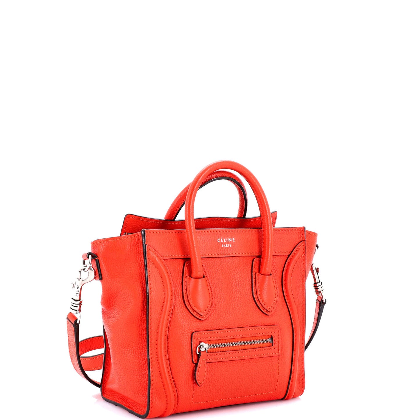 Celine Luggage Bag Grainy Leather Nano