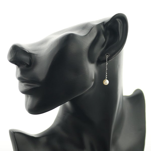 Vendome Earrings Akoya Pearl Pearl 6.0Mm Chain