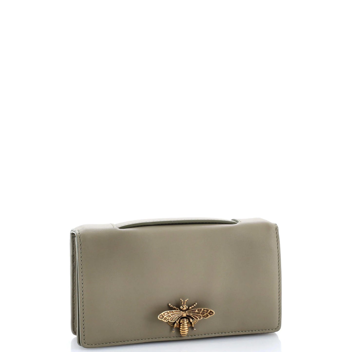 Christian Dior Bee Clutch Leather