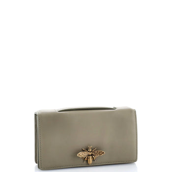 Christian Dior Bee Clutch Leather