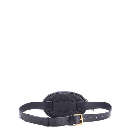 Gucci Gg Marmont Belt Bag Matelasse Leather