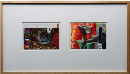 Steve Galloway & Edward Henderson Signed Original Painting Gouache On Paper 1987