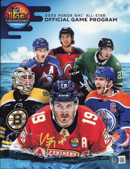 Matthew Tkachuk Autographed 2023 Nhl All Star Game Official Program (Bas)
