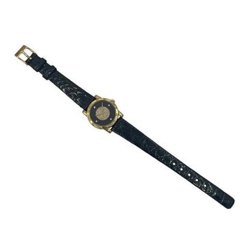 Piaget Dancer 90463 Black K18Yg/Leather Strap