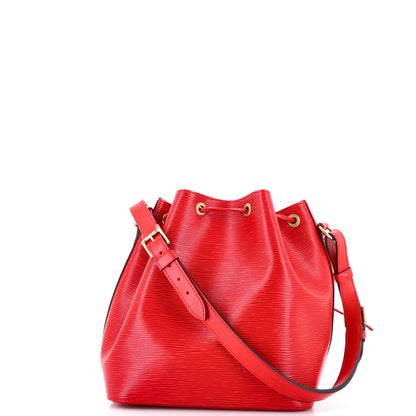 Louis Vuitton Petit Noe Handbag Epi Leather