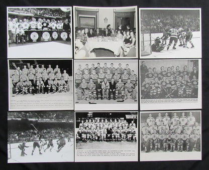 Lot Of 31 Vintage Boston Bruins B/W Team And