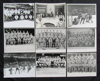 Lot Of 31 Vintage Boston Bruins B/W Team And