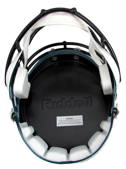 Siriani/Big Dom/Roseman Signed Full Size Replica Sb Lix Champs Helmet Eagles Bas