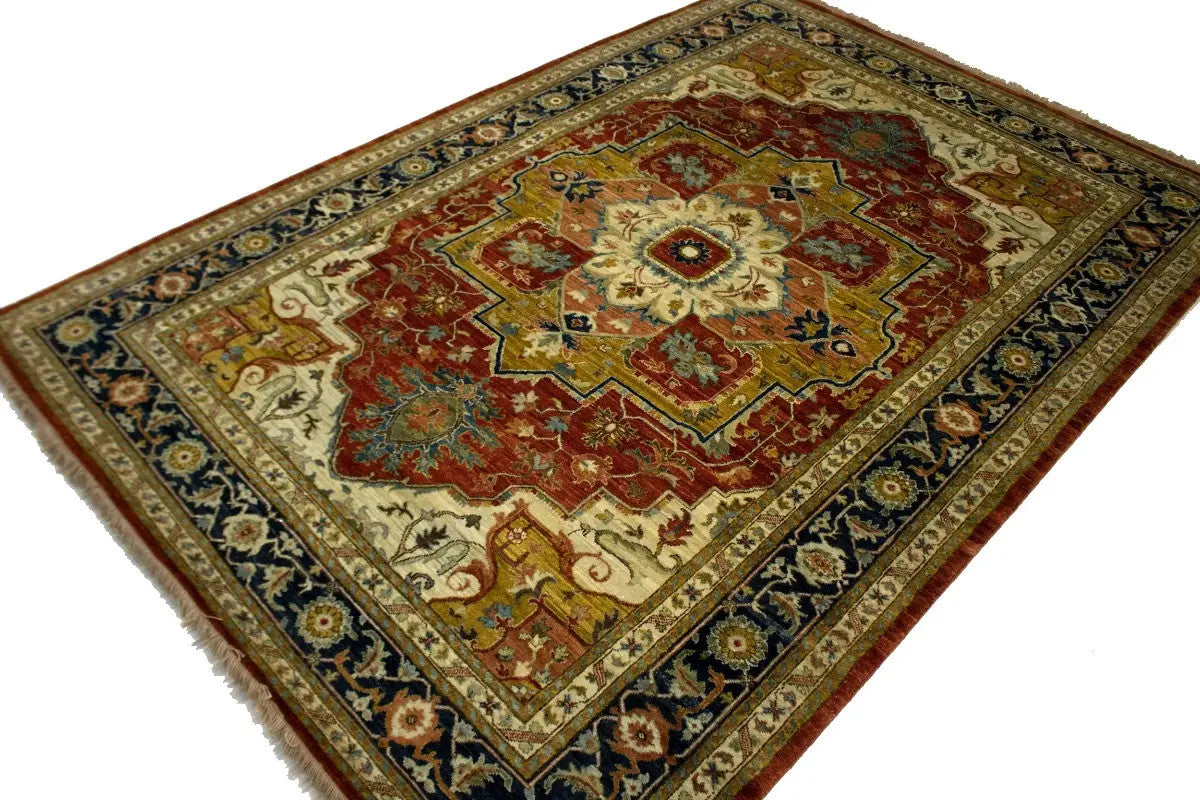 Heriz Serapi 6x9 Oriental Boho Traditional Farmhouse Decor Carpet