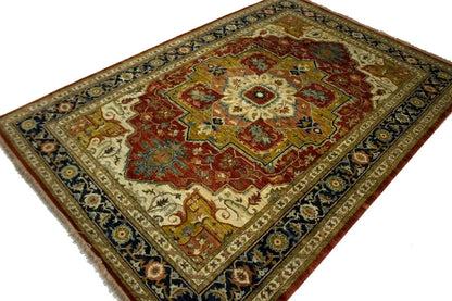 Heriz Serapi 6x9 Oriental Boho Traditional Farmhouse Decor Carpet