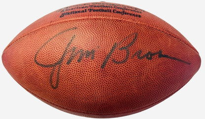 Official Autographed Jim Brown Wilson NFL Football JSA