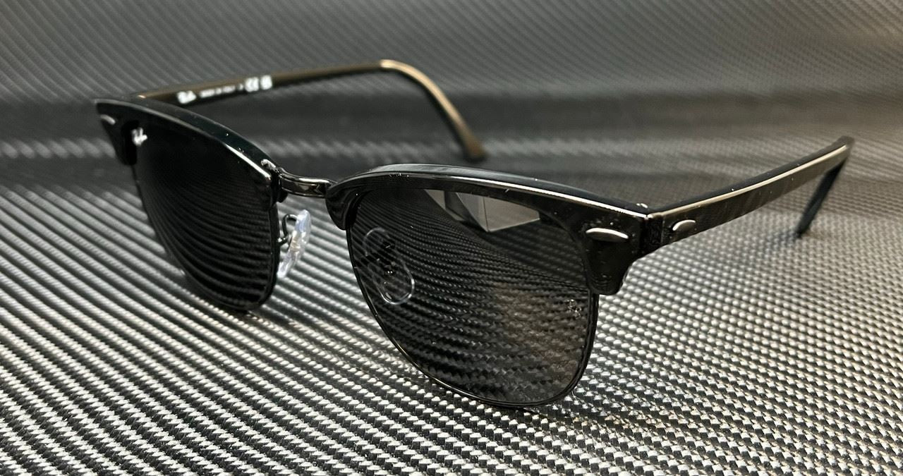 RAY BAN RB3016 1305B1 Black Grey Unisex 51 mm Sunglasses