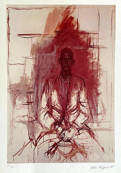 Alberto Giacometti Lithograph 1961 Maeght Coa Numbered Signed