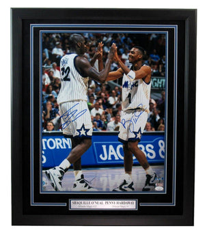Shaquille Shaq O'Neal/Penny Hardaway Autographed