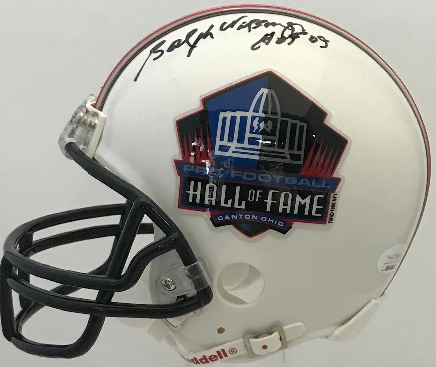 Ralph Wilson Jr. Autographed Hall Of Fame Mini Helmet (Jsa)