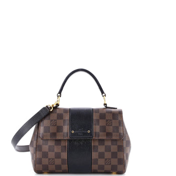 Louis Vuitton Bond Street Handbag Damier With Leather Bb