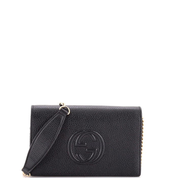 Gucci Soho Wallet On Chain Leather