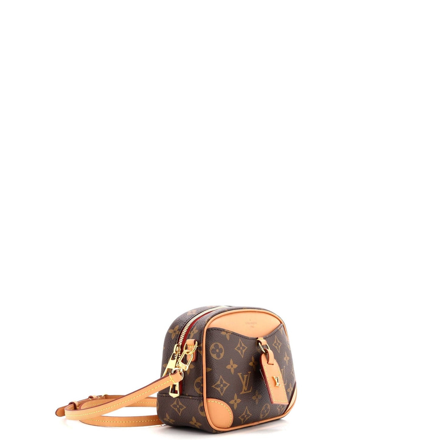 Louis Vuitton Deauville Handbag Monogram Canvas Mini