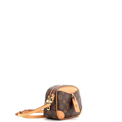Louis Vuitton Deauville Handbag Monogram Canvas Mini
