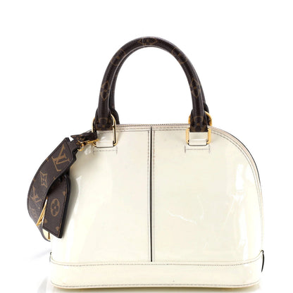 Louis Vuitton Alma Handbag Vernis With Monogram Canvas Bb