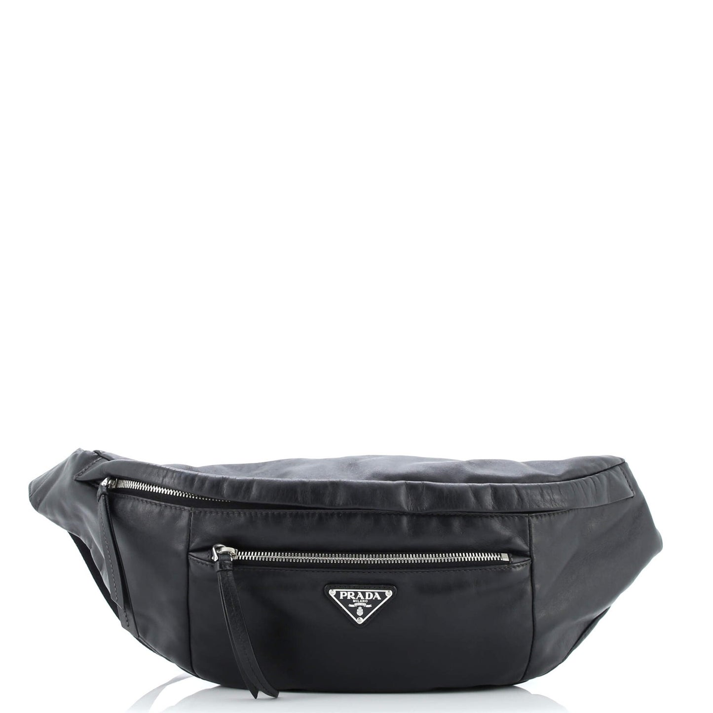 Prada Front Pocket Belt Bag Soft Calfskin Large