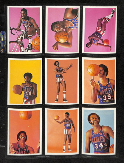 1971 Fleer Harlem Globetrotters Basketball Complete Set (84) 197411
