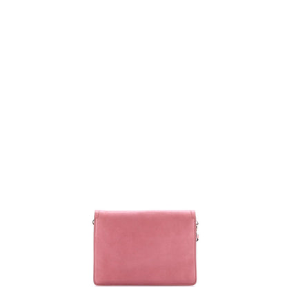 Prada Full Flap Shoulder Bag Glace Calf Small