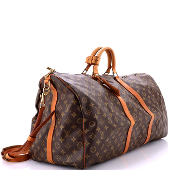 Louis Vuitton Keepall Bandouliere Bag Monogram Canvas 60