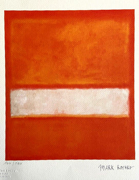 Mark Rothko Lithograph Coa Numbered Signed Op 180