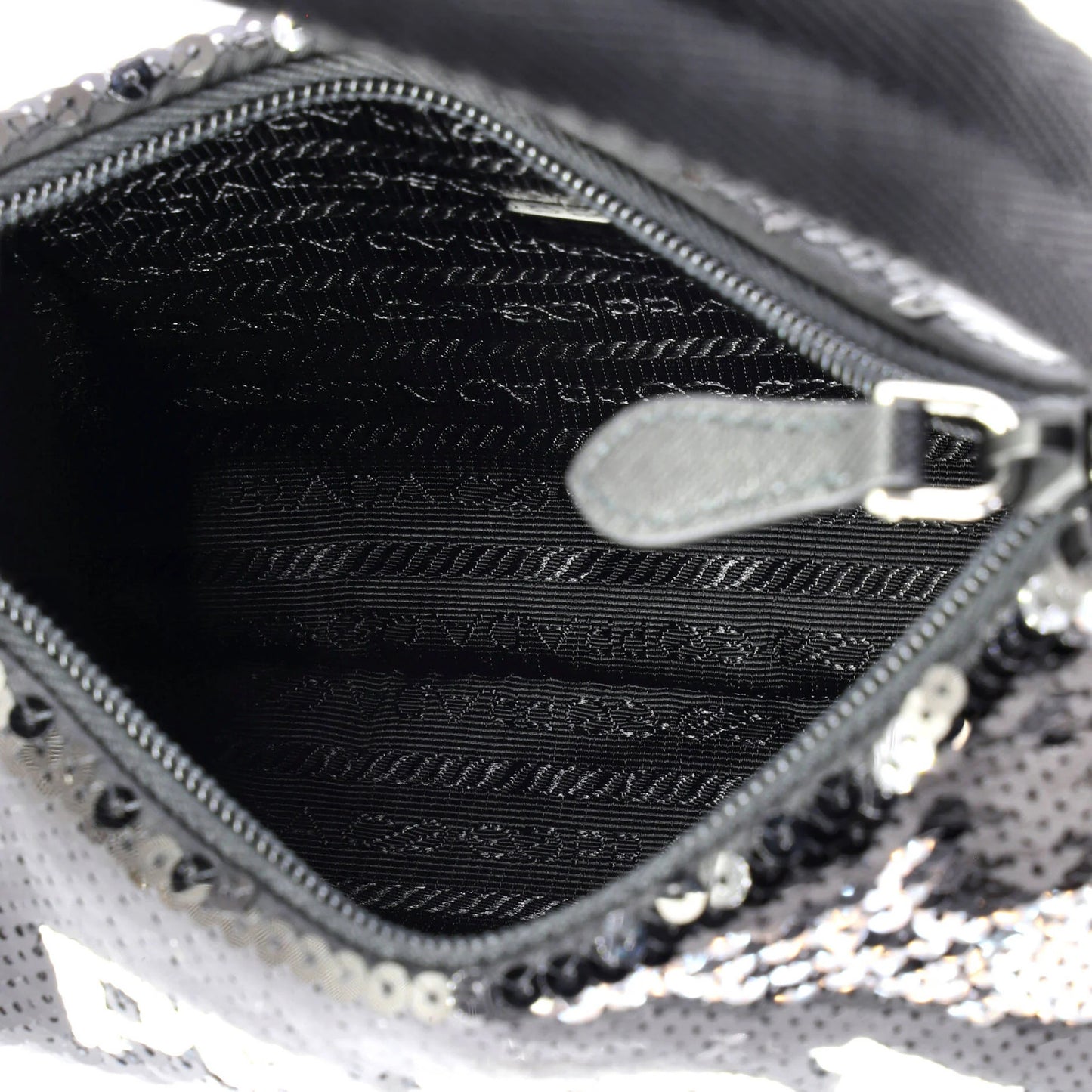 Mini Prada Re-Edition 2000 Hobo Sequins