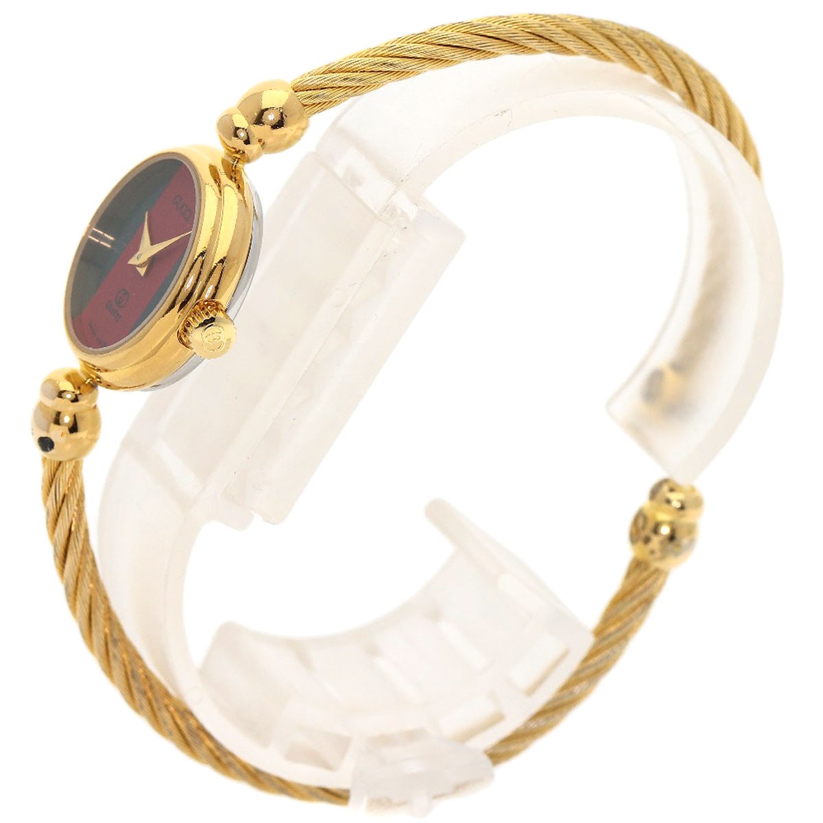 Gucci Sherry Line Watches 2047.1L Gold Plated/Gold Plated