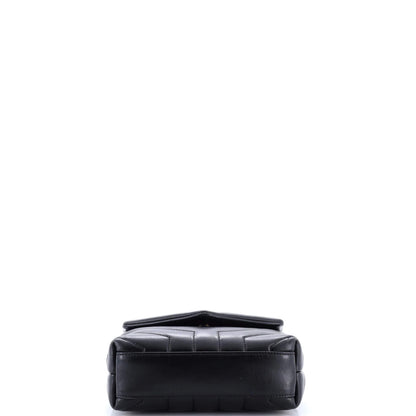 Saint Laurent Loulou Shoulder Bag Matelasse Chevron Leather Toy