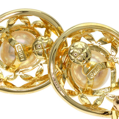 Mikimoto   Earring Akoya Pearl Pearl K18 Yellow