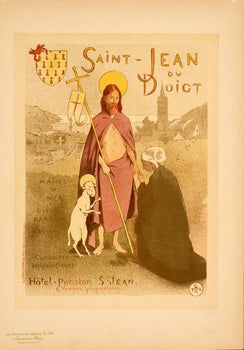 Maitres De L'Affiche Original Vintage Poster Saint Jean Diot By Nelaton 1896