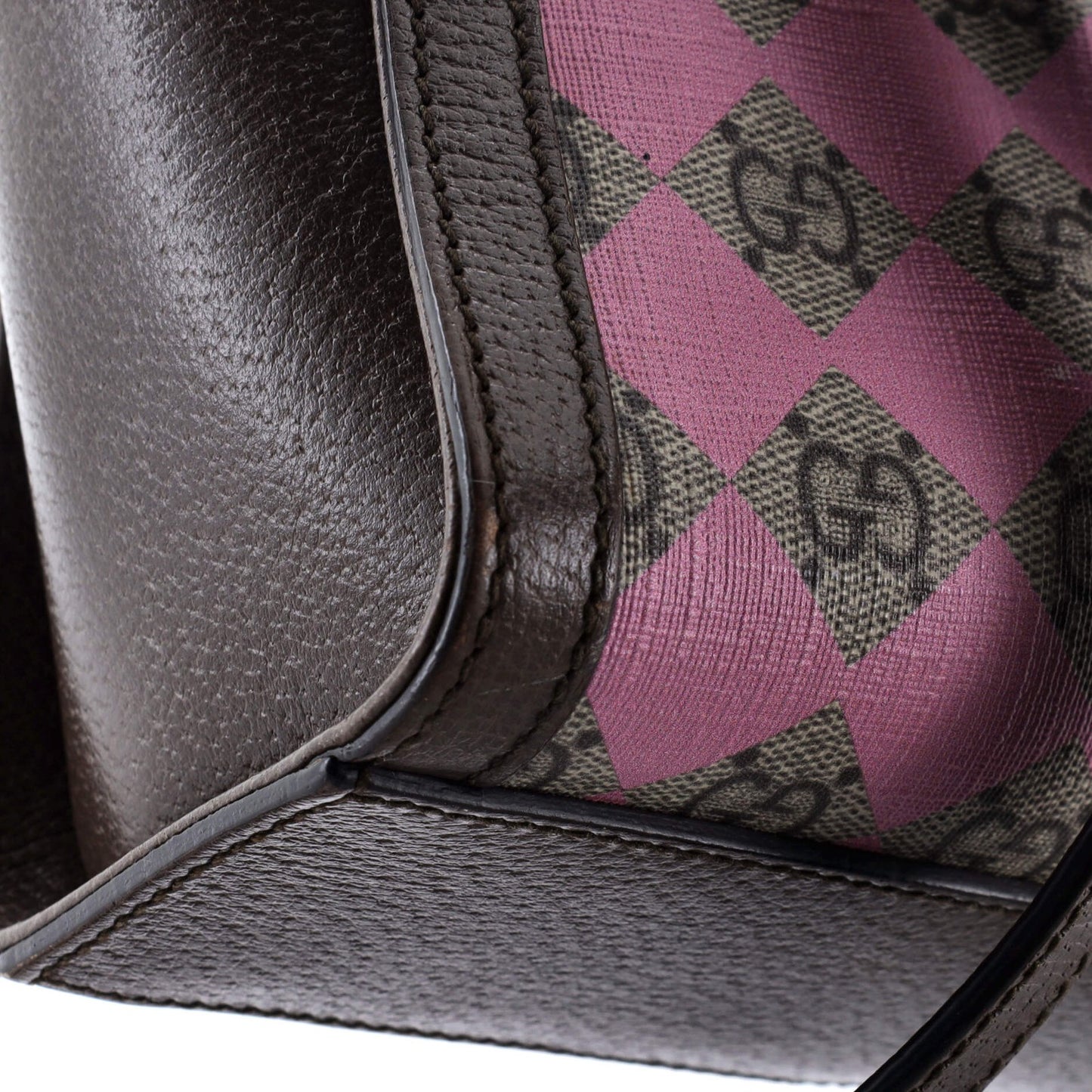 Gucci Ophidia Top Handle Tote Geometric Gg Coated Canvas Small