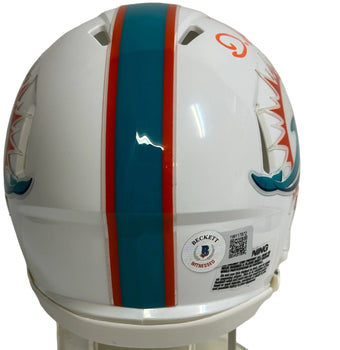 Devon Achane Autographed Dolphins Speed Mini